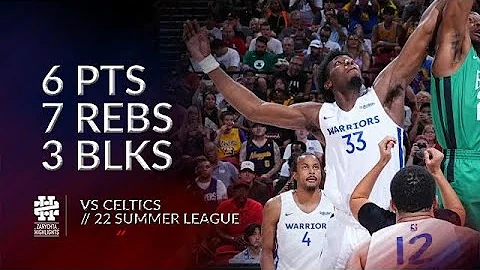 James Wiseman 6 pts 7 rebs 3 blks vs Celtics 2022 ...