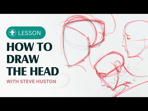 How to Draw the Head / Face / Portrait with Steve Huston PART 1 (3 HOURS!)