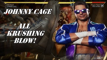 MORTAL KOMBAT 11 JOHNNY CAGE ALL KRUSHING BLOW!