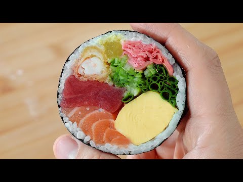       ,  , Rolled Sushi Recipe, Japanese style Kimbap
