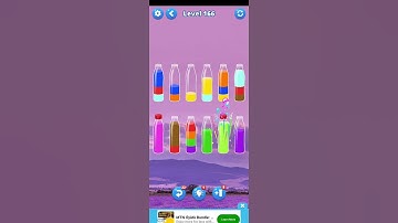 Water sort puz level 166 #androidgameplay #watersortpuzzle #shorts