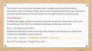 How to Toggle Div Visibility in React JS