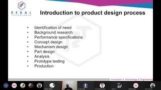 Pre Hackathon Workshop on Product Design & Development on 06/03/2021