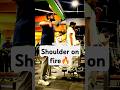 Full Shoulder Blast &amp; My New Post-Workout Routine 🏋️‍♂️ #shortsfeed #shorts #workout #viral