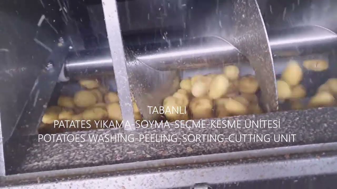 TABANLI Parmak Patates Üretim Hattı / Potatoes Processing Line ( french fries )