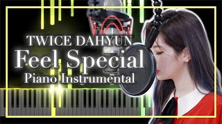 TWICE DAHYUN - Feel Special - Piano Tutorial - with Synthesia Resimi