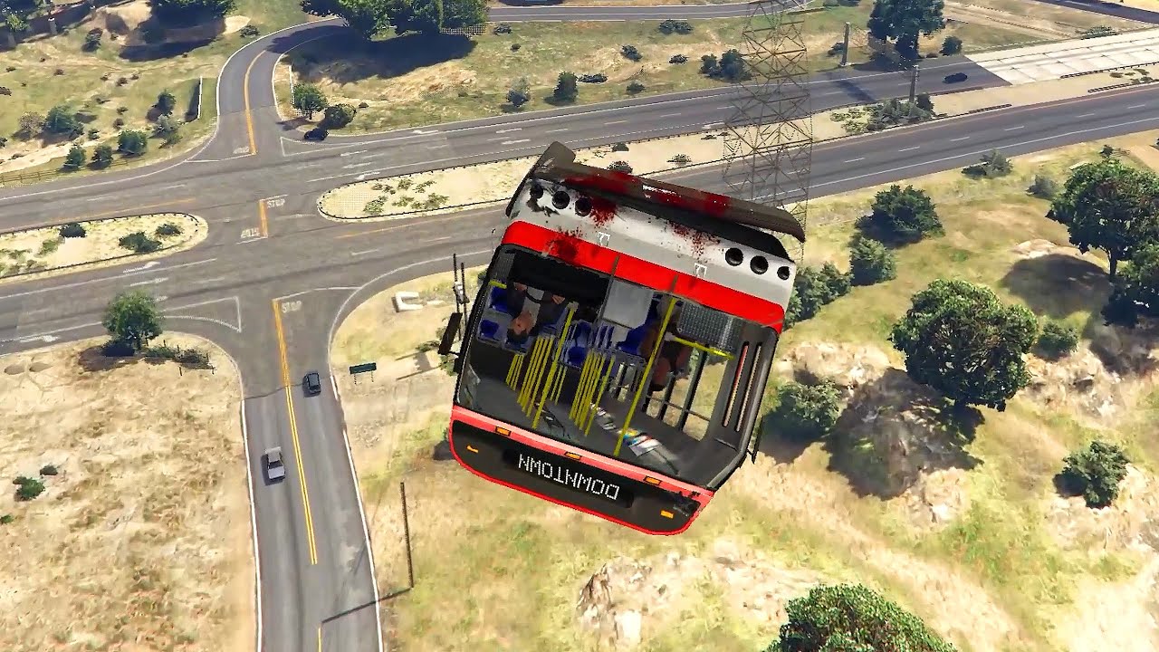 How To Make A Bus Fly Honk Boosting GTA 5 Chaos YouTube