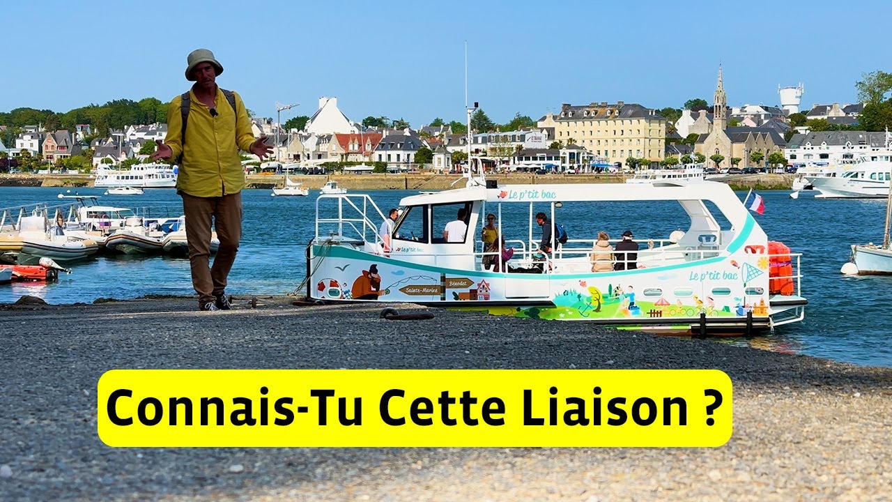 J’embarque à bord du navire Le P’tit Bac Entre Bénodet et Sainte-Marine