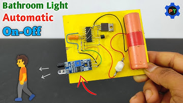 Automatic On-Off Bathroom Light Using IR Proximity Sensor | Best Science Project