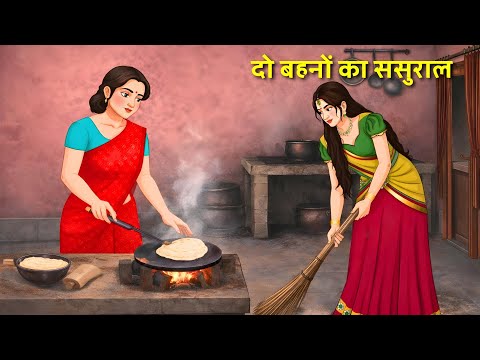 दो बहनों का ससुराल | Hindi Kahani | Moral Stories | Cartoon Story | Hindi Stories | Hindi Kahaniya 