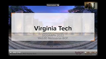 Web3D Ecosystem and the Metaverse - SIGGRAPH 2022 BOF