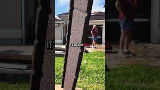 This is a metal roof that looks like shingles, but it’s built completely differently.