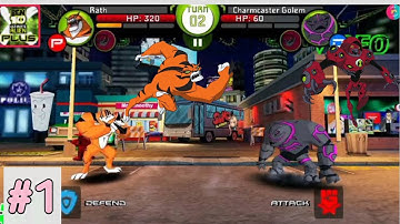 Ben 10 Xenodrome Plus Gameplay Rath vs Charmcaster Golem Fight  Mission-1 Complete (Part-1)