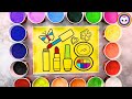 Sand painting coloring makeup kit nail polish lipstick and mascara  sand art for kids