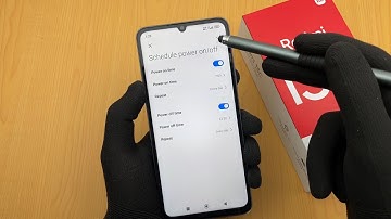 How To Schedule Auto Power ON OFF Xiaomi Redmi 13C ASMR