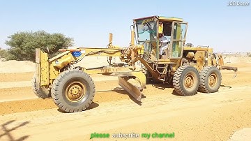 Cat Motor Grader Amazing Working On New Road planet - JCB Dozer