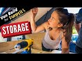 3 Van Storage Ideas | Self Build Camper Van Conversion For Dummies Part 6