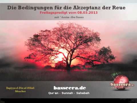 'Aasim Abu Yunus - Die Bedingungen für die Akzeptanz der Reue