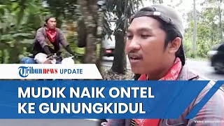 Pria Asal Gunungkidul Ini Mudik Naik Ontel Selama 16 Hari dari Tangerang, Tempuh 100 Km Setiap Hari
