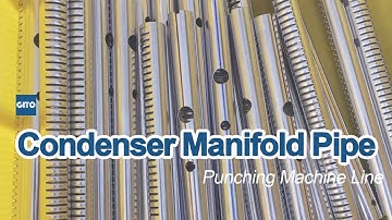 Automotive Condenser Manifold Pipe Punching Machine