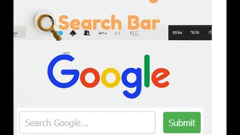 Make a Google Search Bar for Your Website with HTML & CSS 2023