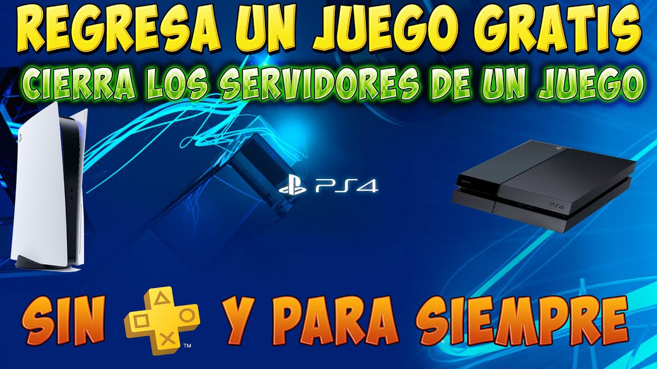 Cierra los servidores de un juego y regresa un juego GRATIS sin plus en