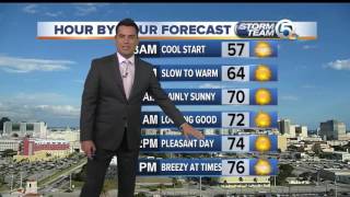 South Florida weather 4/8/17 - 7am report