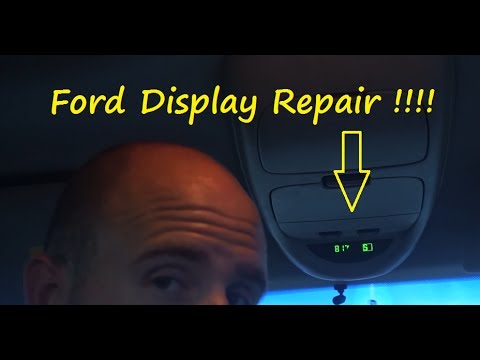 2000 excursion overhead display not working