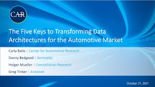 The Five Keys to Transforming Data Architectures for the Automotive Market screenshot 3