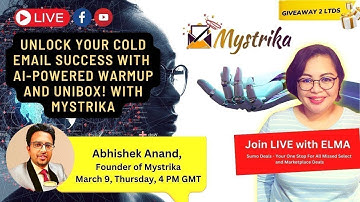 Unlock Cold Email Success🤑: AI-Powered Warmup & Unibox using Mystrika