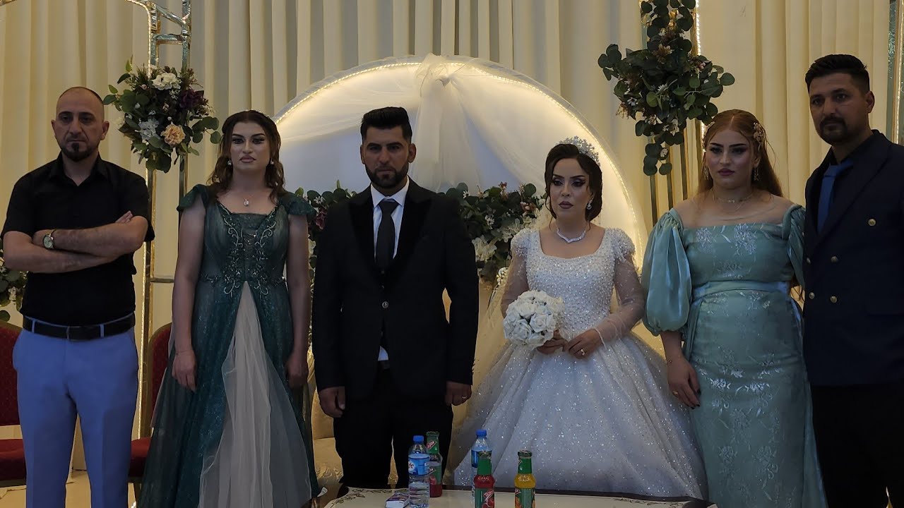 الفنان قاسو سموقي ، مقطع من حفلة اليوم في قاعة سفير سنوني ، حفلة زفاف ( أسماعيل & سارة )