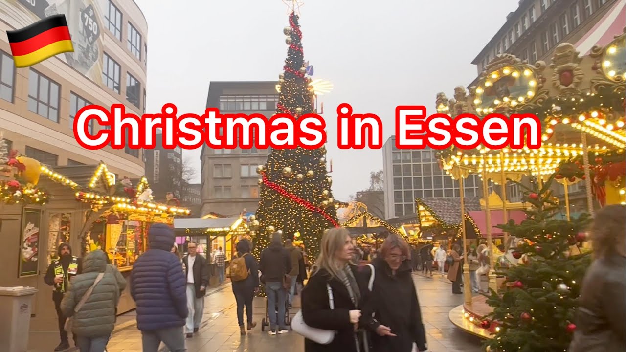 😍 Christmas Market in Essen | سوق الكريسمس اللي خَطَف قلبي 🎄