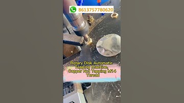 Rotary Disk Automatic Tapping Machine, Copper Nut Tapping M14 Thread in China