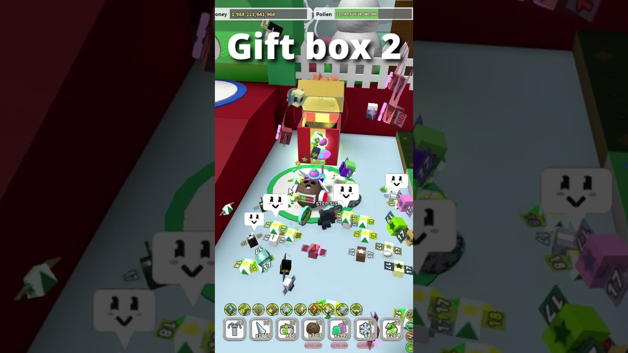 First Three Gift Box Rewards In Beesmas 2024 2025