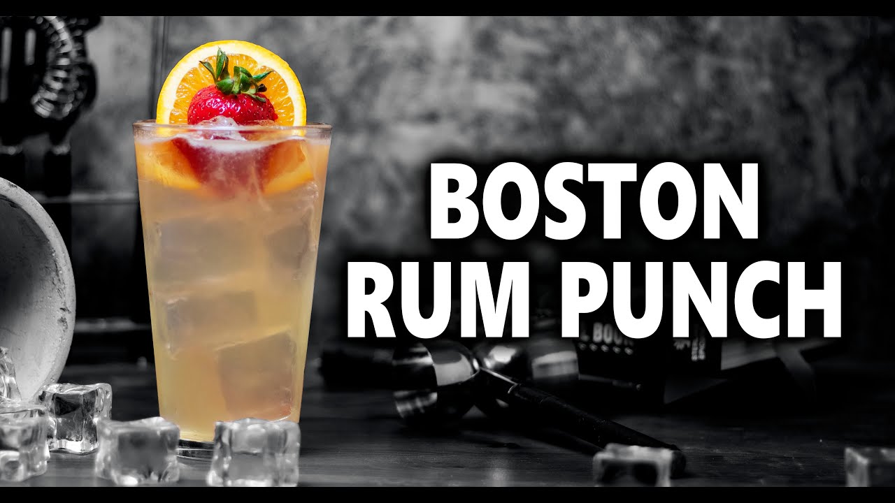 How To Make The Boston Rum Punch Booze On The Rocks YouTube