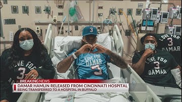 Damar Hamlin returns to Buffalo to continue recovery one week after cardiac arrest