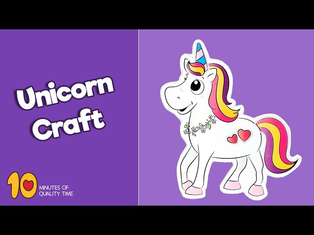 10 Minute Unicorn Crafts For Kids 