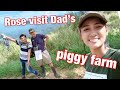 Visiting My Dad's Piggy Farm / Bonding With Him