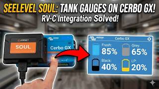 SeeLeveL Tank Sensors on Cerbo GX! (Soul 708-RBT Install & Wiring Fix)