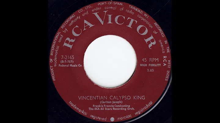 Frankie Francis Vincentian Calypso King (1964)