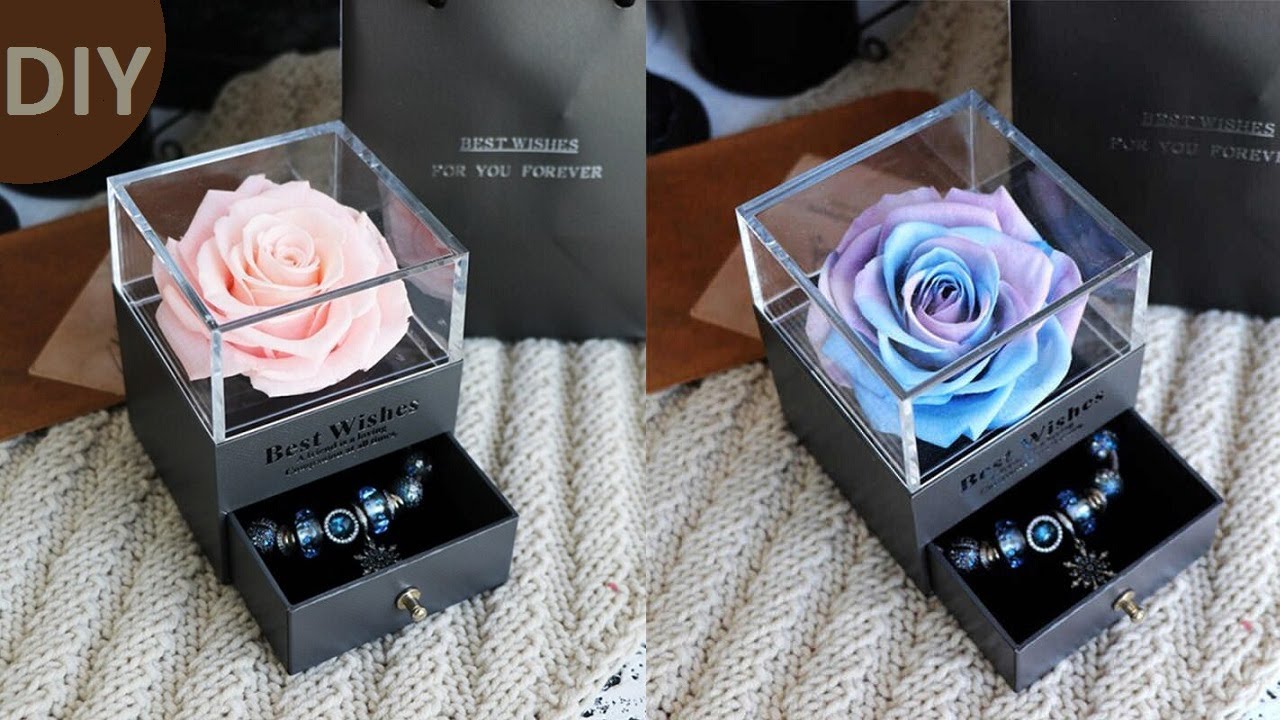 How to Make a Beautiful Flower Gift Box DIY