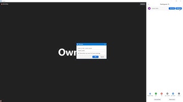 How to rename yourself on Zoom