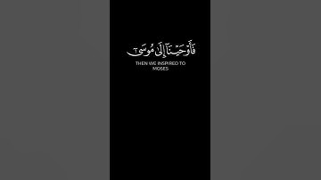 " قَالَ كَلَّا ۖ إِنَّ مَعِيَ رَبِّي سَيَهْدِينِ " #سورة_الشعراء #أحمد_النفيس #quran #كرومات_قرآن