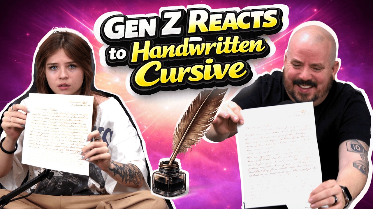 Gen Z Tries to Read Old Cursive Writing