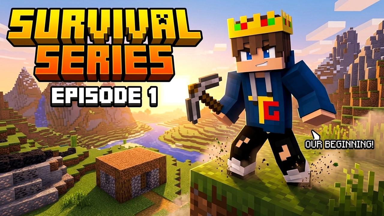 MINECRAFT SURVIVAL SERIES !! EP 1 - YouTube
