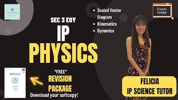 [Sec 3 EOY] IP Physics Revision Session (Scaled Vector Diagram, Kinematics, Forces)
