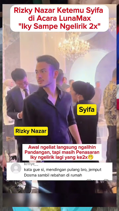 Rizky Nazar ngelirik Syifa Hadju #shorts #syifahadju #rizkynazar #elsyifa #elrumi #fyp #artist
