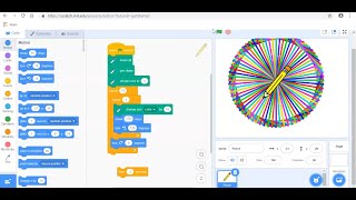 Scratch Multiple Triangle & Squares