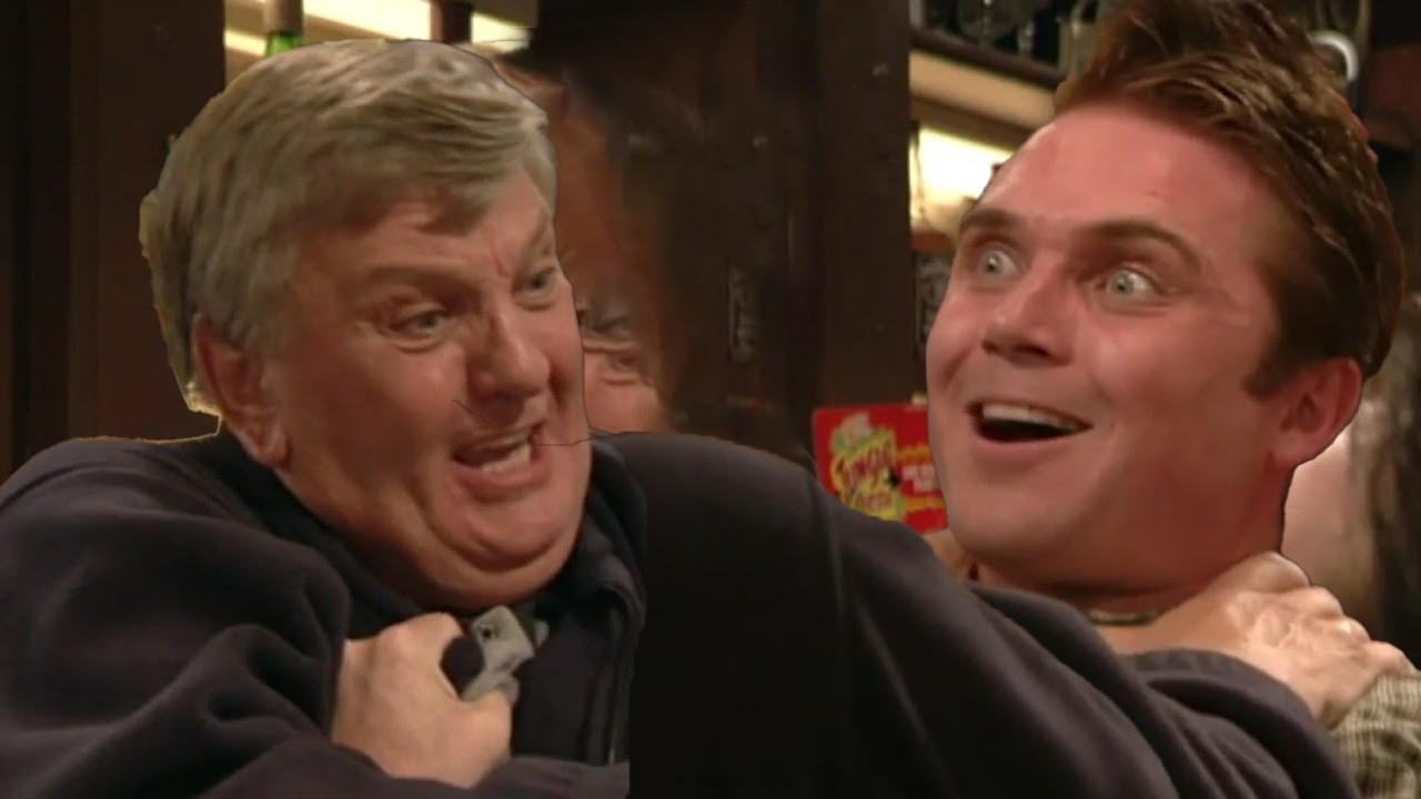 EastEnders Charlie Slater Attacks Trevor In The Vic (2nd November 2001) YouTube