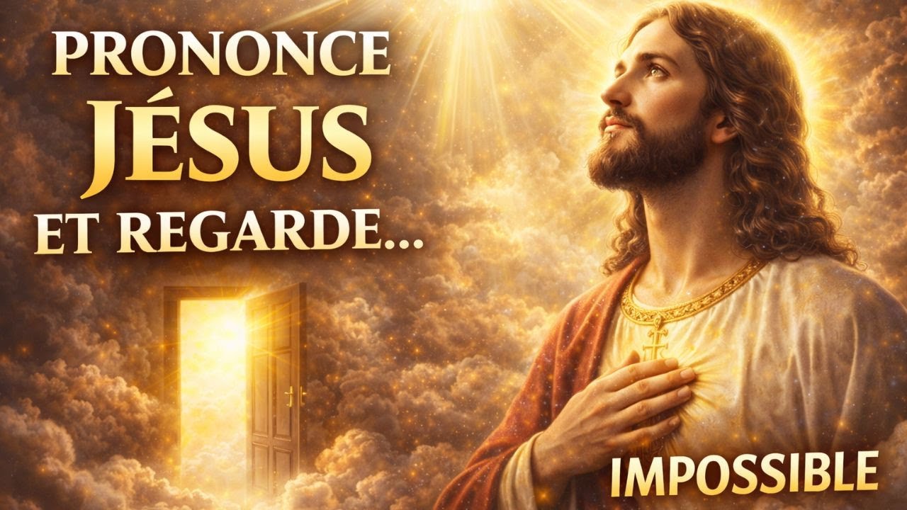 PRONONCEZ CE NOM SAINT… ET LAISSEZ DIEU OUVRIR CE QUI ÉTAIT IMPOSSIBLE (Prière du Nom de Jésus)